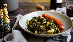 Underberg Kale Stew With Sausage