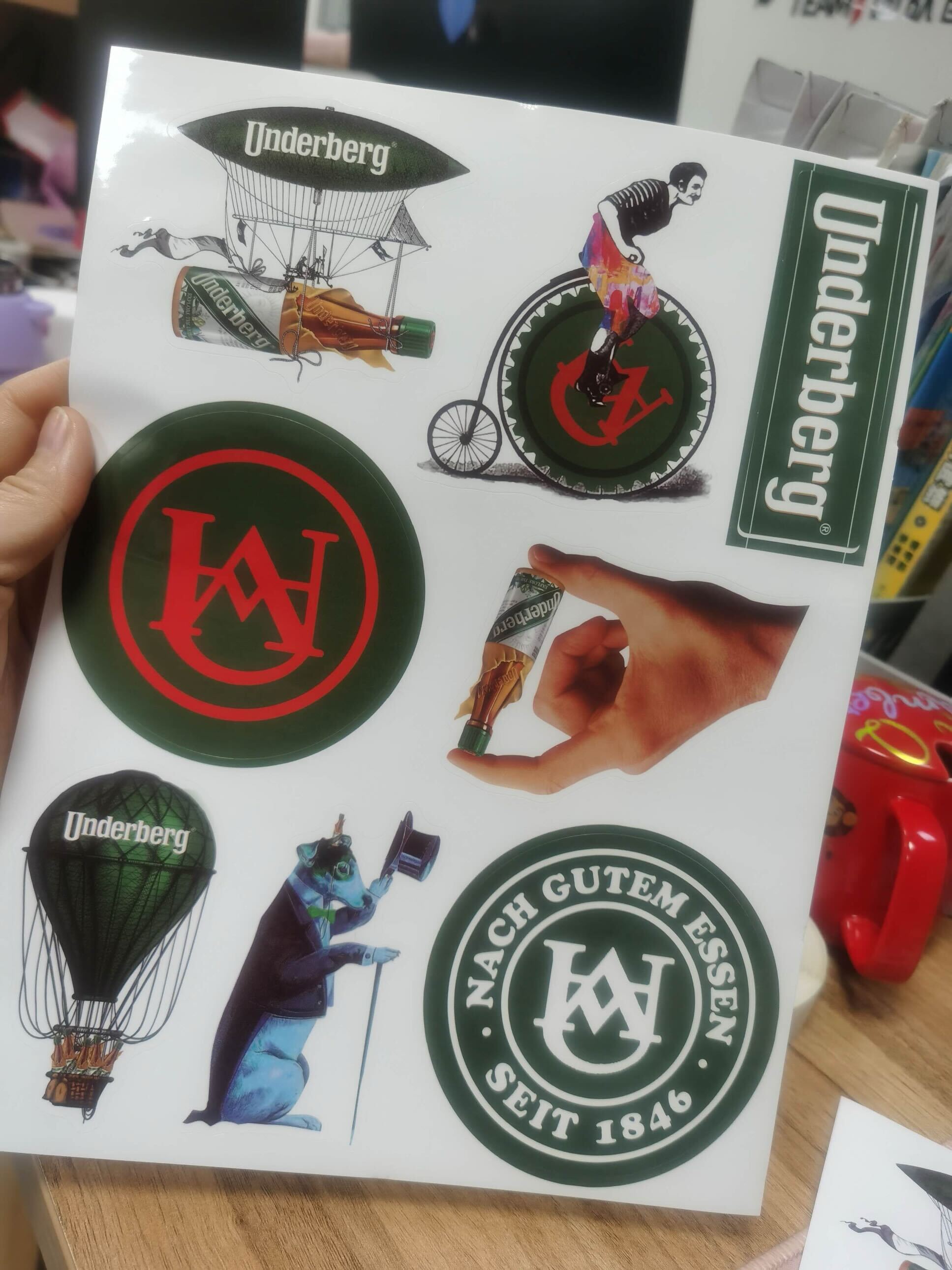 Underberg Sticker Sheet