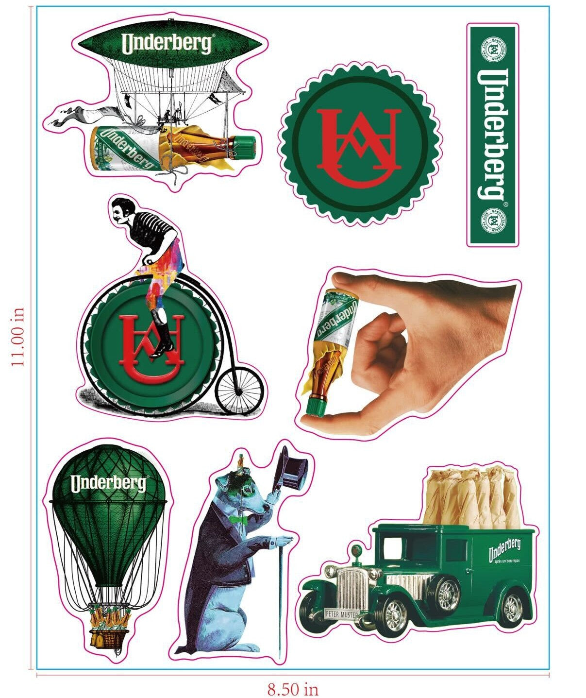Underberg Sticker Sheet